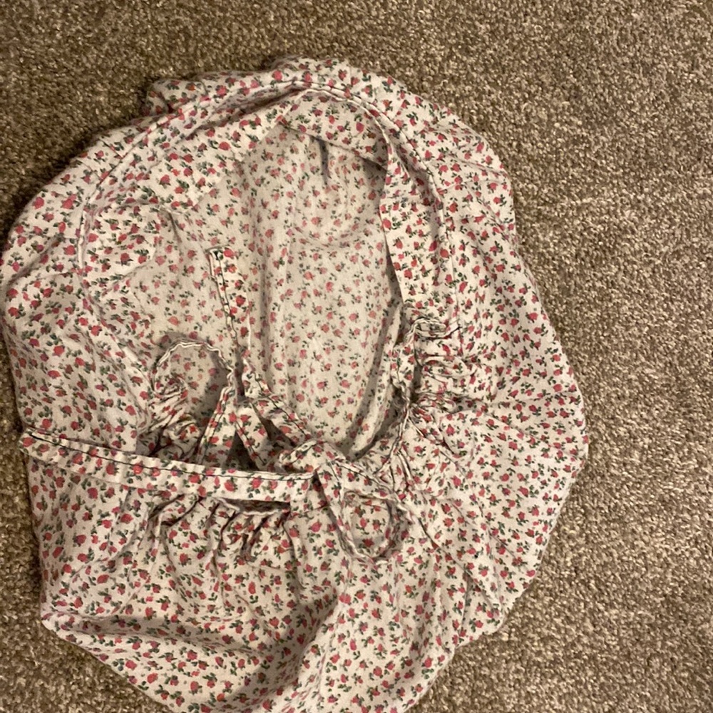 Set of 2 Surgical Bouffant caps Scrub Nurse Dog Cat Heart Roses Red Homemade hat - Picture 9 of 12